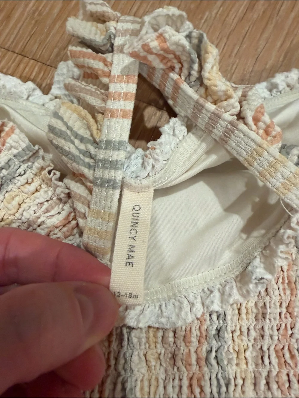 Quincy Mae • Smocked One Piece Swimsuit